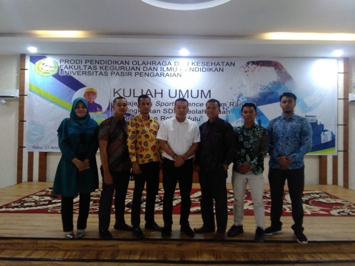 Prodi Porkes FKIP UPP Gelar Kuliah Umum Managemen Sport Science